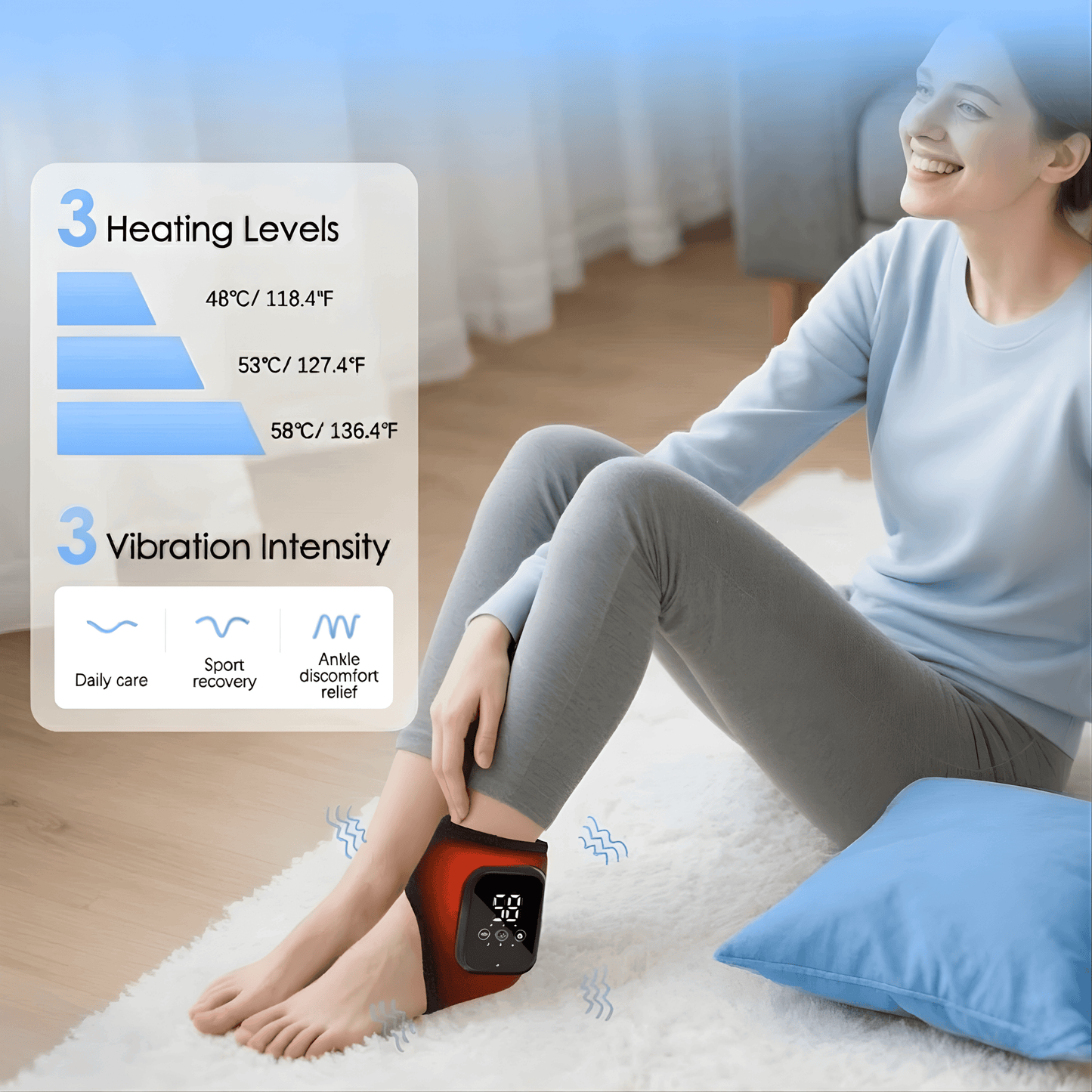 KyndRelief™ Premium Infrared Ankle Massager