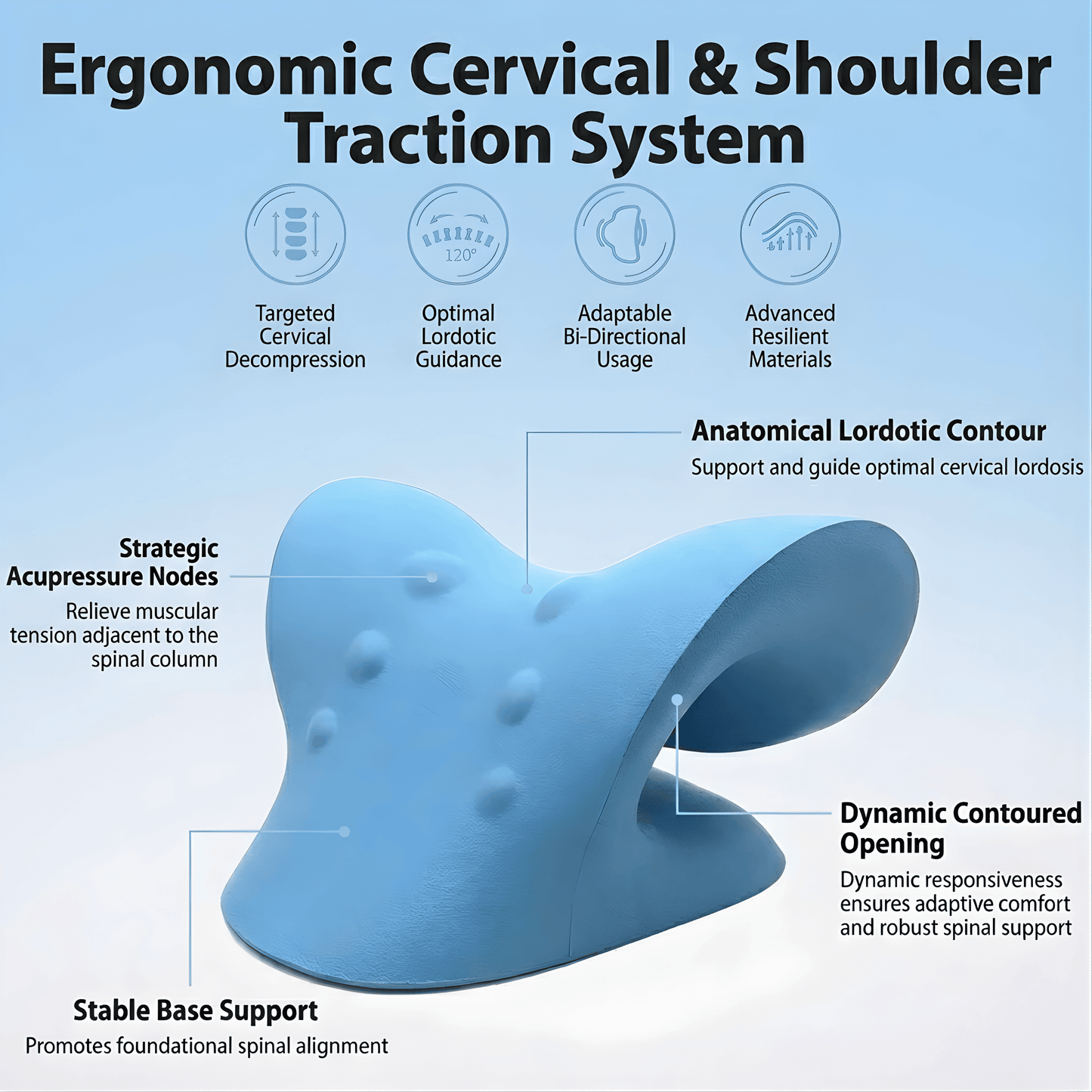 KyndRelief™ Premium Cervical Neck Stretcher
